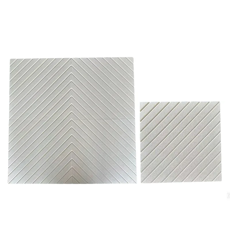 Smėlio spalvos V kanalo PET veltinio akustinė plokštė