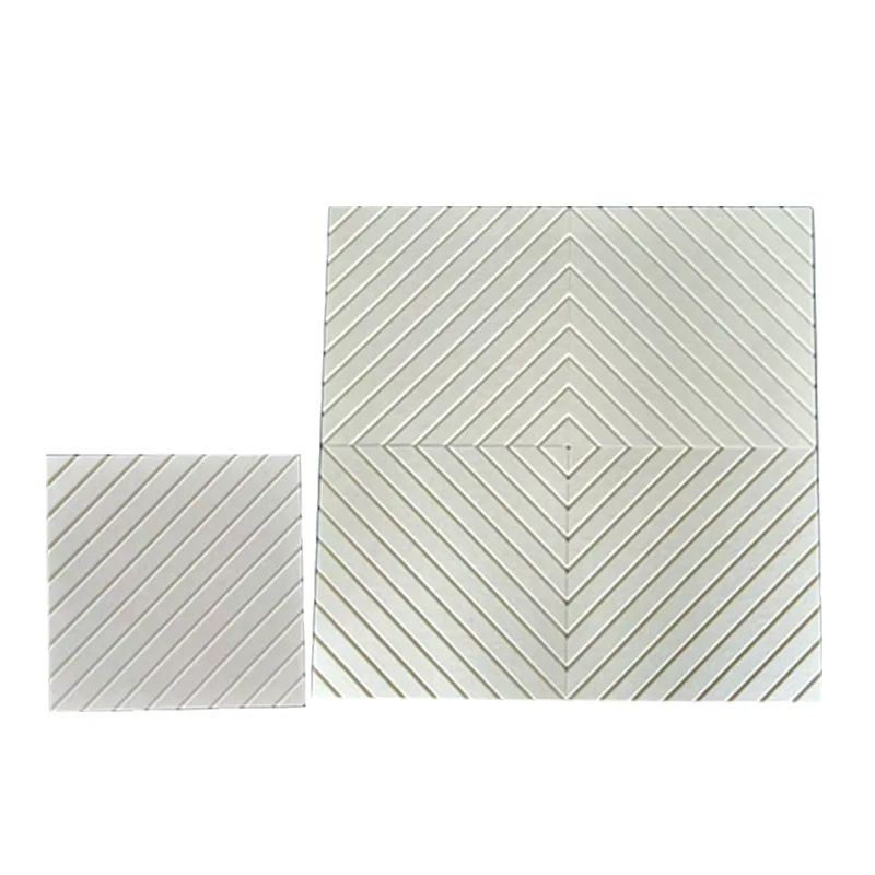 Smėlio spalvos V formos PET veltinio akustinė plokštė